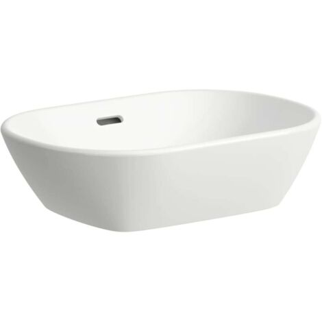 LAUFEN LUA vasque, sans trou pour robinet, avec trop-plein,