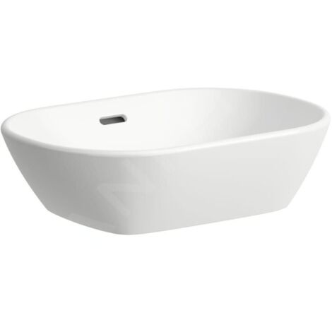LAUFEN LUA vasque, sans trou pour robinet, avec trop-plein,