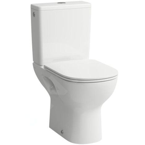 LAUFEN LUA WC au sol, sortie verticale, sans rebord,