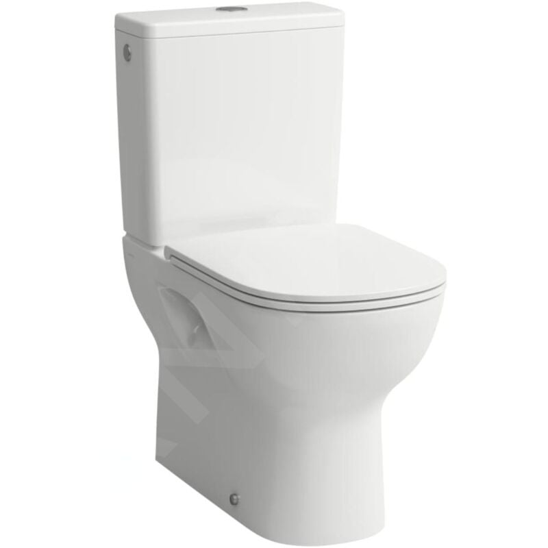Laufen Lua - WC cuvette à poser, Rimless, vidage Vario, blanc H8240810000001
