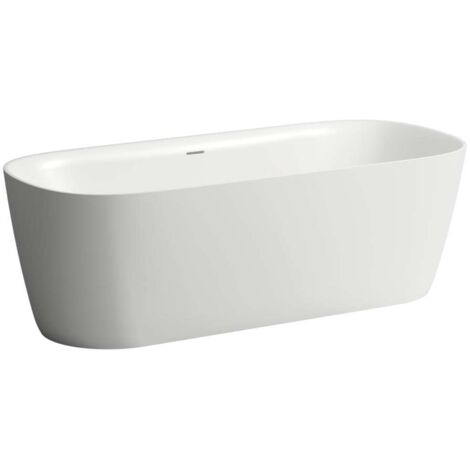LAUFEN MEDA Baignoire à poser, blanc brillant, Marbond,