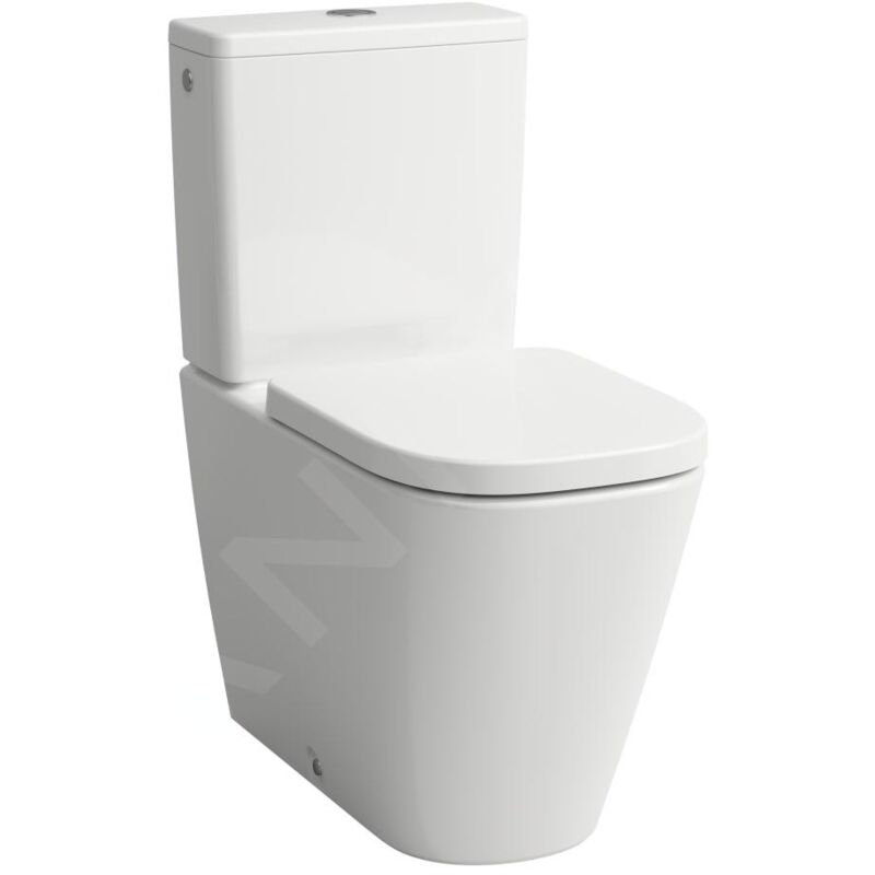 Meda - Cuvette combinée wc, évacuation Vario, Rimless, blanc H8241110000001 - Laufen