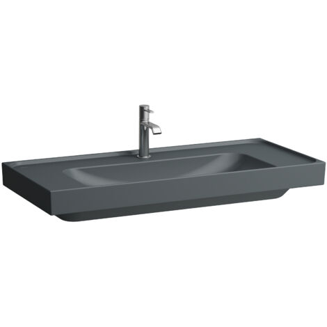 LAUFEN Meda lavabo à poser, poncé, tablette des deux côtés,