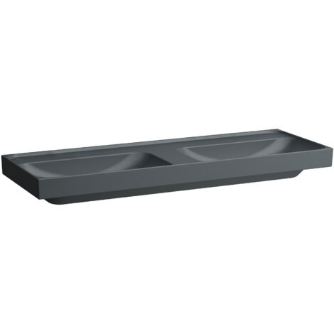 LAUFEN Meda lavabo double, encastrable, 1300x460mm, sans trou