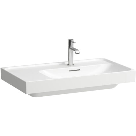 LAUFEN Meda lavabo, encastrable, 800x460mm, tablette à gauche, 3
