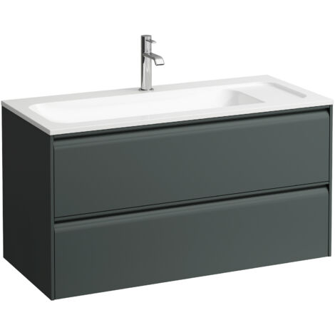 LAUFEN Meda Meuble sous-lavabo, 2 tiroirs, système de rangement