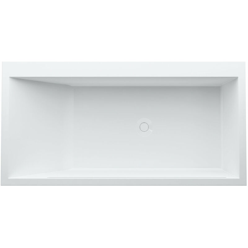 

Laufen Mineralguss Badewanne Kartell Versión empotrada esquina derecha 1700x860x590mm, LED iluminado, blanco - H2233310006161