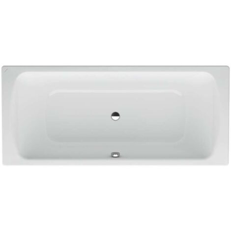Laufen Moderna Plus - Vasca da bagno in acciaio da incasso 1700x750 mm, bianca H2250700000401