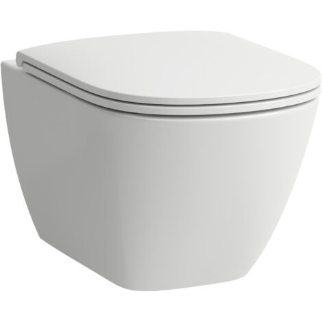 LAUFEN Pack WC suspendu LUA Advanced, sans bride, avec abattant slim frein de chute