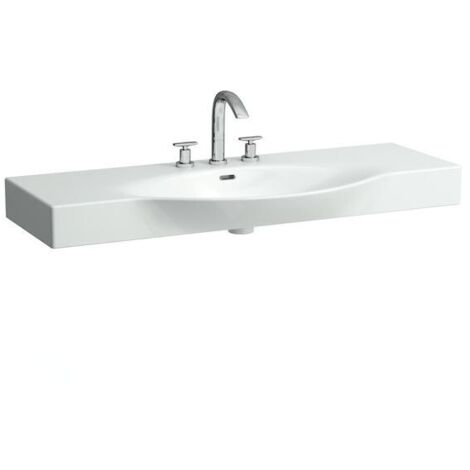 Laufen Palace - Lavabo à poser 1200x510 mm, 1 trou pour robinetterie, blanc H8117040001041