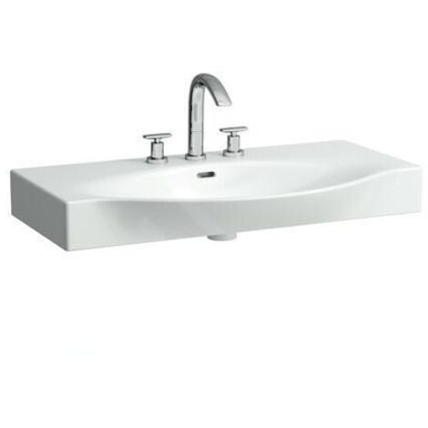 Laufen Palace - Lavabo à poser 900x510 mm, 3 trous pour robinetterie, blanc H8117020001081