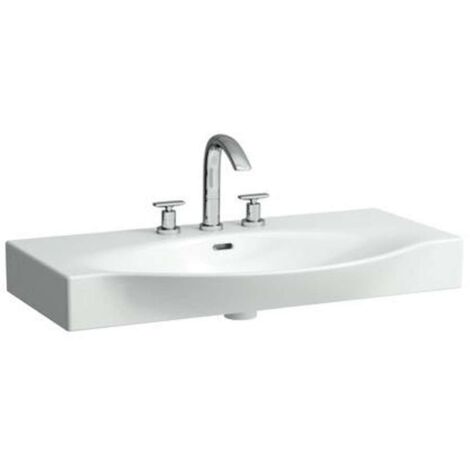 LAUFEN PALACE Waschtisch unterbaufähig, 3 Hahnloch, mit Überlauf,