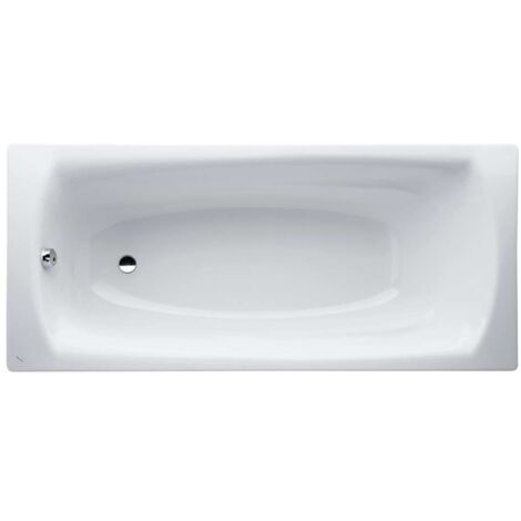 Laufen Palladium - Vasca da bagno in acciaio da incasso 1700x750 mm, bianca H2251100000401
