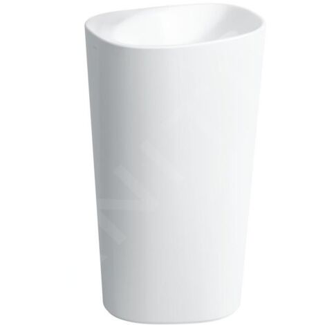 Laufen Palomba Collection - Lavabo sur pied 520x400x900 mm, sans trou pour robinetterie, blanc H8118034001091