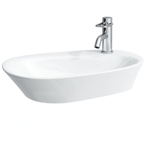LAUFEN Palomba lavabo, 1 trou pour robinetterie, sans trop-plein,