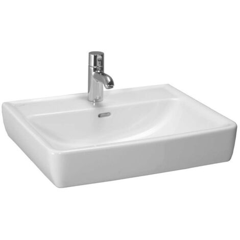 Laufen Pro A Aufsatzwaschtisch 480x600x170mm, mit einem Hahnloch mit Überlauf, Weiß