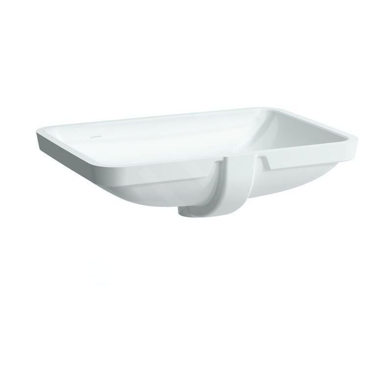 Pro a - Lavabo à encastrer, 490x360 mm, sans trou pour robinetterie, blanc H8119600001091 - Laufen
