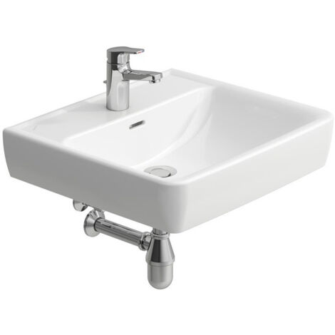 LAUFEN PRO A Lavabo avec trop-plein, 1 trou pour robinetterie 600 x 480 mm blanc LAUFEN