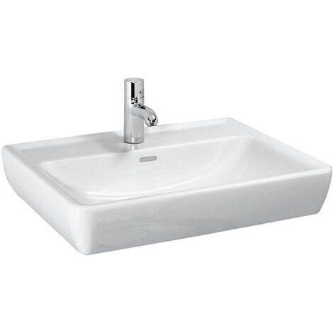 LAUFEN PRO A lavabo avec trop-plein, sans trou pour robinet 650 x 480 mm blanc LAUFEN