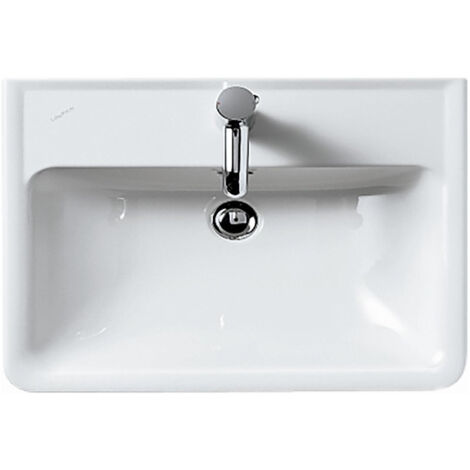 LAUFEN PRO A Lavabo avec trop-plein, version 1 trou de robinetterie 550 x 480 mm Manhattan LAUFEN