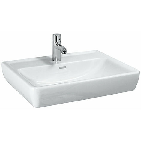 Laufen PRO A Lave-mains, 1 trou pour robinet, avec trop-plein, 550x480, blanc, Coloris: Beige Bahama - H8189510181041