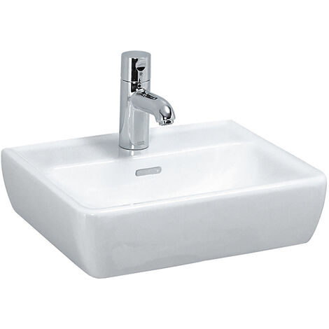 Laufen PRO A Lave-mains, sans trou pour robinet, avec trop-plein, 450x340, blanc - H8119510001091