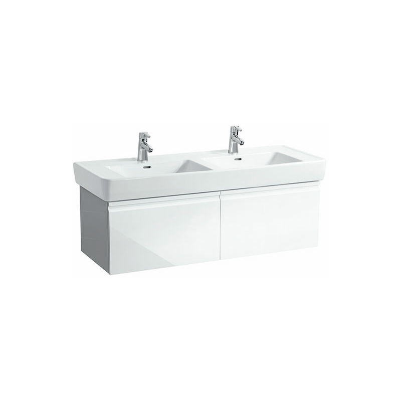 

Pro A Mueble para lavabo 814967, 2 cajones, 390x1220x450, color: wengué - H4830810954231 - Laufen