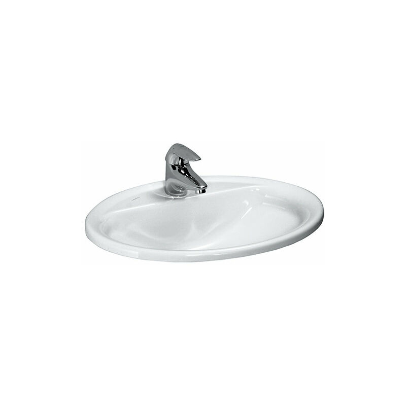 

PRO B Lavabo empotrado, 1 agujero para grifo, con rebosadero, 560x440, color: Pérgamo - H8139510491041 - Laufen