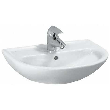 LAUFEN PRO B lave-mains avec trop-plein, 1 trou pour robinet design 450 x 330 mm, Bahama beige LAUFEN