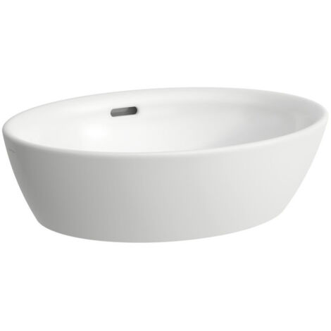 LAUFEN PRO B Waschtisch-Schale, ohne Hahnloch, mit Überlauf,
