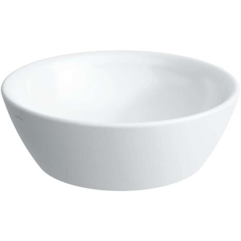 Laufen Pro - Bacinella per lavabo, diametro 420 mm, senza troppopieno, bianco H8129620001121