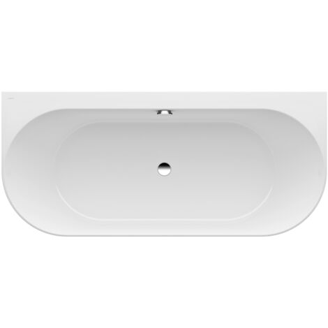 LAUFEN PRO Baignoire murale, Marbond, 1800x800x450mm, avec volet,