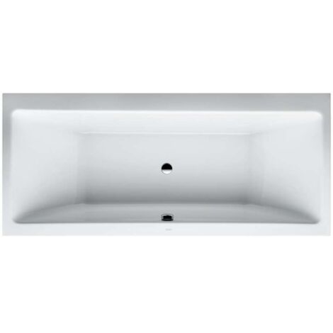 Laufen Pro - Bañera con construcción, 180x80 cm, blanca H2329510000001