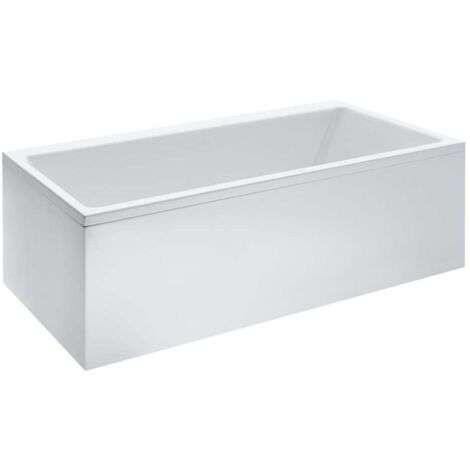 Laufen Pro - Bañera de esquina 180x80 cm, con sistema de hidromasaje y sensor, blanca H2329550006351