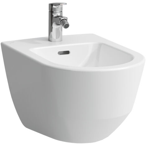 LAUFEN PRO Bidet mural, 1 trou pour robinet, 360x530mm, avec trou