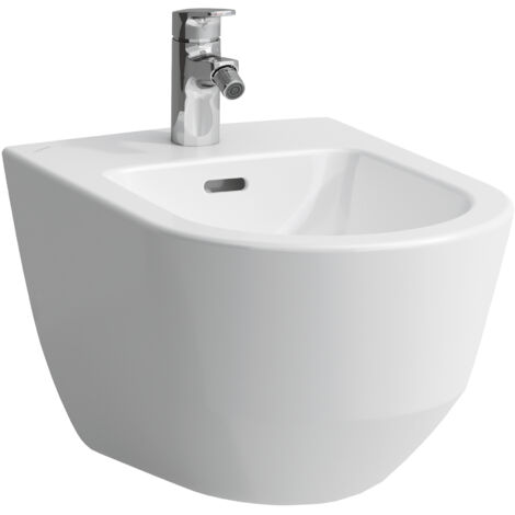 Laufen Pro - Bidet sospeso, 530x360 mm, 1 foro per miscelatore, con LCC, bianco H8309524003021