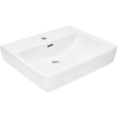 Laufen Pro - Lavabo, 600x480 mm, 1 trou pour robinetterie, blanc H8179520001041