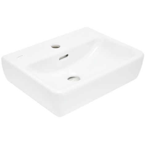 Laufen Pro - Lave-mains, 450x340 mm, 1 trou pour robinetterie, blanc H8119520001041