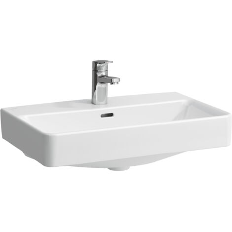 LAUFEN PRO S Compact lavabo à poser, sans trou pour robinet, avec