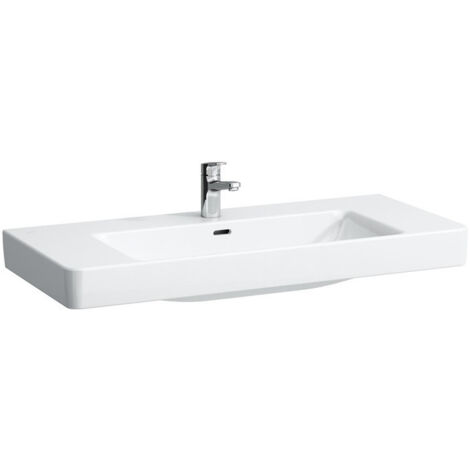 LAUFEN PRO S lavabo 1050 x 460 mm avec trop-plein, sans trou pour robinet blanc LAUFEN