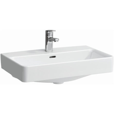 LAUFEN PRO S lavabo 600 x 380 mm, compact, sans trop-plein, sans trou pour robinet, blanc LAUFEN
