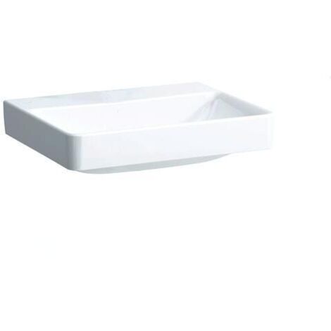 Laufen Pro S - Lavabo 600x465 mm, sans trou pour robinetterie, sans trop-plein, blanc H8169630001421
