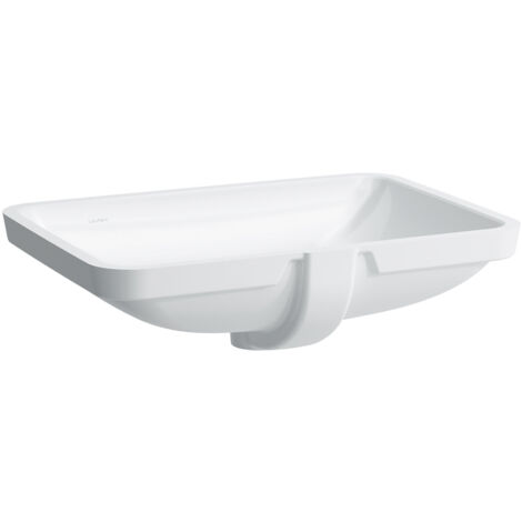 LAUFEN PRO S lavabo encastrado, sin agujero para grifo, con