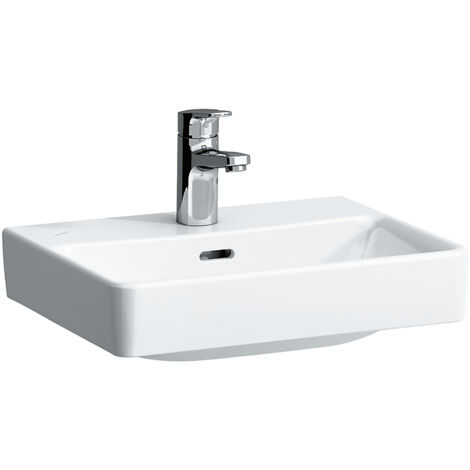LAUFEN PRO S Lavabo sobre encimera, 1 agujero para grifo, con