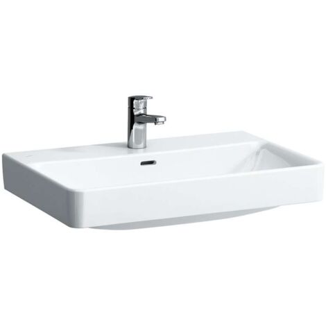 LAUFEN PRO S Lavabo sobre encimera, 3 agujeros para grifo, con