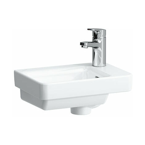 Lave-mains LAUFEN PRO S 360 x 250 mm avec trop-plein, version 1 trou pour robinet LAUFEN blanc