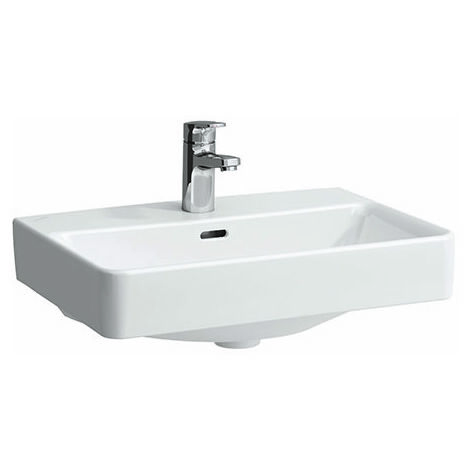 LAUFEN PRO S lavabo 550 x 380 mm, compact avec trop-plein, sans trou pour robinet blanc LCC LAUFEN