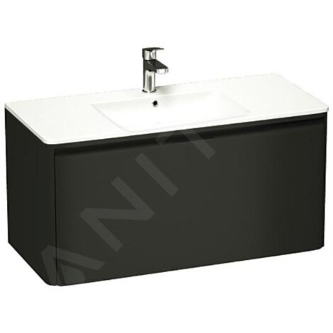 Laufen Pro S - Meuble avec lavabo, 1200x530x500 mm, 1 tiroirs, wengé H8609674231041