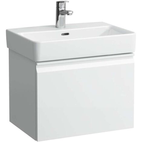 Laufen Pro S - Meuble pour lavabo , 51x37x39 cm, 1 tiroir, blanc mat H4830220954631