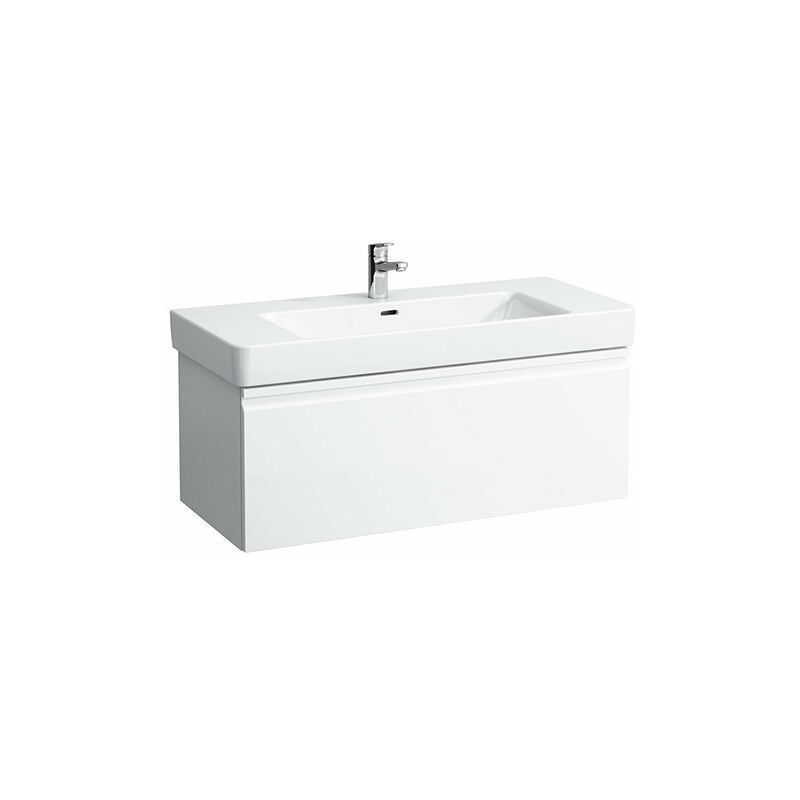 

Pro S Mueble de lavabo 1 cajón, 1 cajón interior, para lavabo 813966, 1010x450x390, color: grafito - H4835520964801 - Laufen